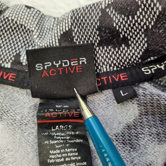 Spyder Active 1/2 Zip Camouflage Jacket size Large - Picture 10 of 11